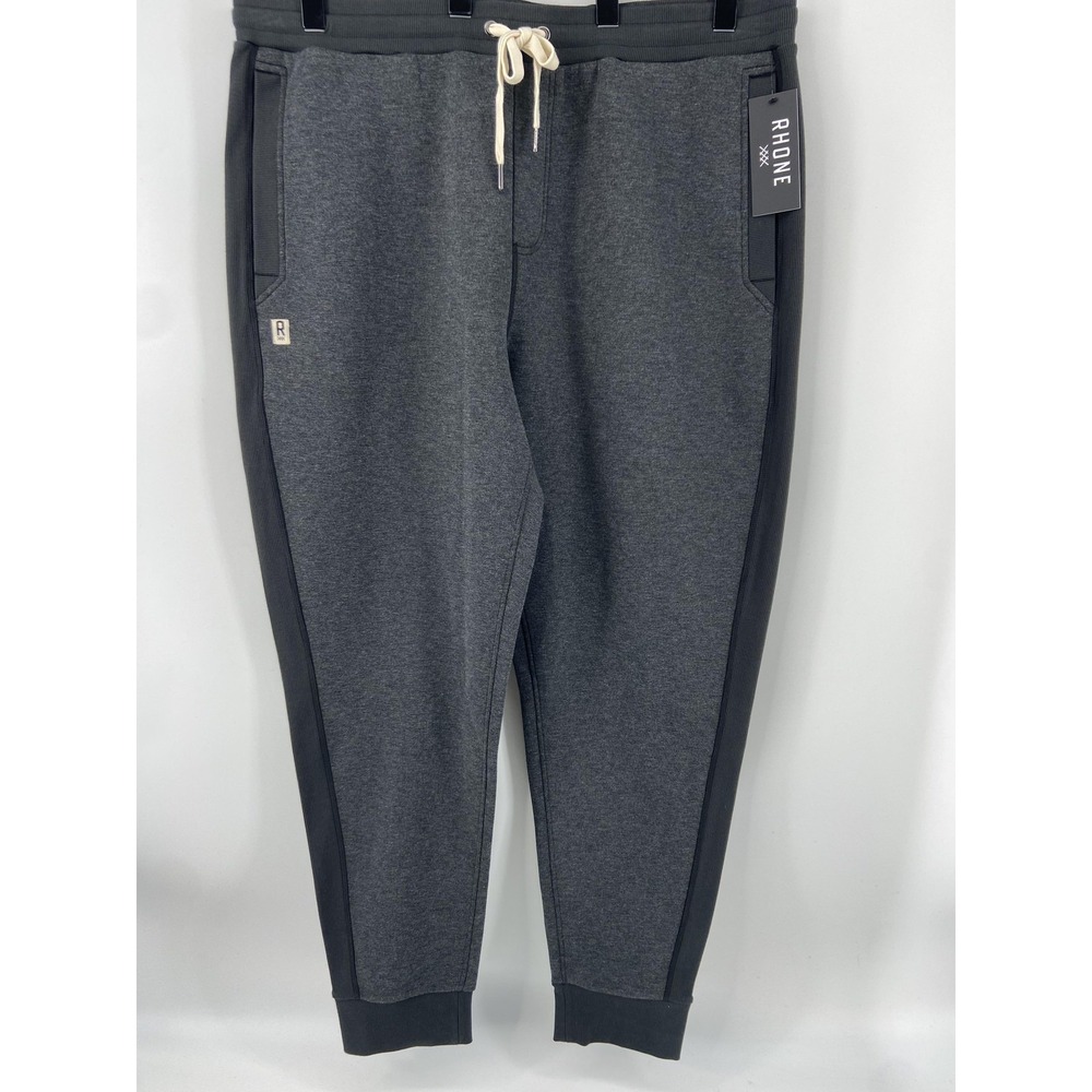 Rhone Sweatpants Mens XXL Gray Heritage Midweight Jogger Pants Active Gym Sweat
